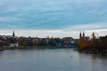 Fototapeta na wymiar panoramic view of Basel Switzerland