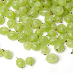Peru Groundcherry on white background