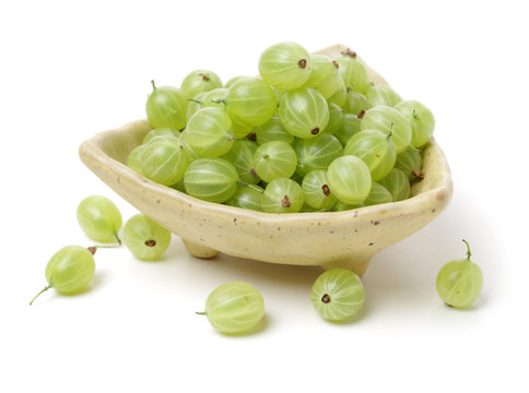 Peru Groundcherry on white background
