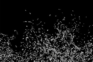 Silver glitter confetti