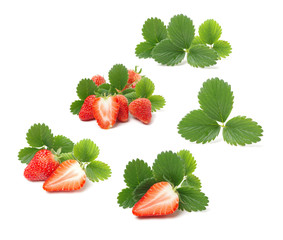 strawberry isolated over white background