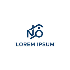 no search real estate logo vector