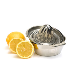 lemon-squeezer on white background