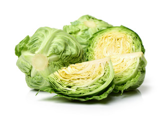 Fototapeta premium cabbage on white background