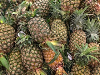 pineapple in the market