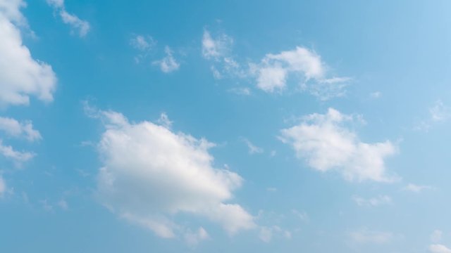 4k,Timelaspe of blue sky background with clouds. panorama