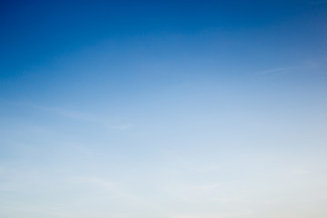 Abstract gradient blue sky background and copy space