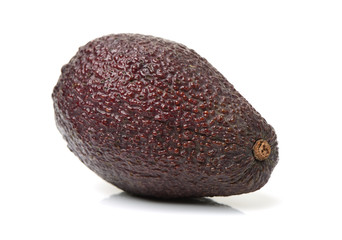 Avocado on a white background