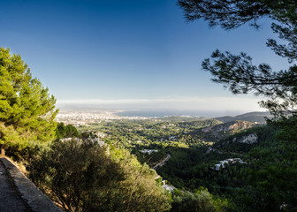 VIEWS OF THE PALMA BAY FROM SON VIDA