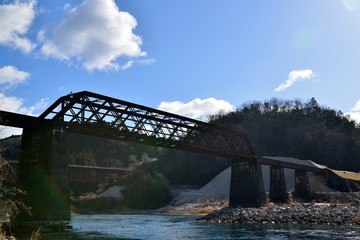 廃線の鉄橋