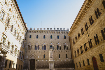 Fototapeta premium Interior of an old building in Florence