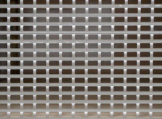closed translucent metal protective shutter