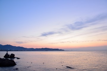 竹島からの日の出