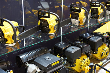 Chainsaws in store
