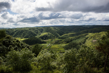 A beautiful landscape at Mawsynram, India