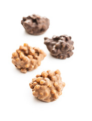 Fototapeta na wymiar Sweet chocolate truffles.