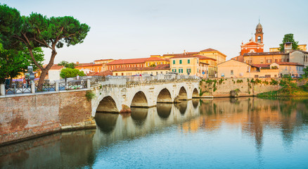 Bridge of Tiberius (Ponte di Tiberio) in Rimini