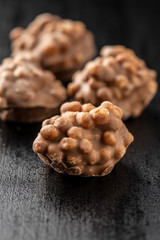 Fototapeta premium Sweet chocolate truffles.