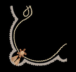 Decorative elegant luxury design.Vintage elements in baroque, rococo style.Design for cover, fabric, textile, wrapping paper .