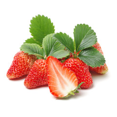 Strawberry isolated over white background