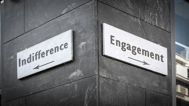 Street Sign to Engagement versus Indifference