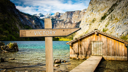 Street Sign to Victory