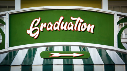 Street Sign to Graduation