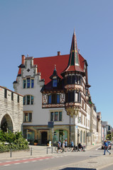 Fototapeta na wymiar Characteristic building in Konstanz, Germany