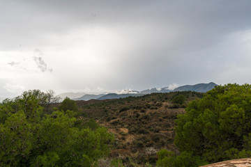 Fototapeta na wymiar landscapes near the Ricaveral road (Almeria)