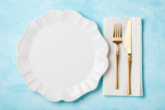 Retro style holiday table setting