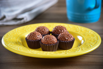 Typical Brazilian party snack - Brigadeiros