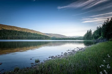 Foto op Canvas Country lake near Jettegrytene river at dusk calm and relax Norway © Wouter