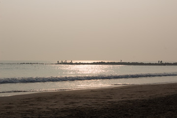 Rushikonda beach in Visakhapatnam (India)