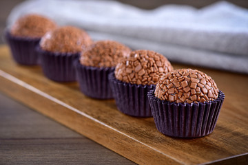 Typical Brazilian party snack - Brigadeiros