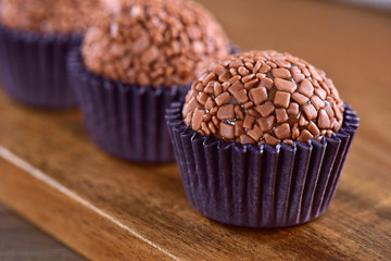 Typical Brazilian party snack - Brigadeiros