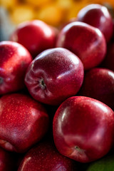 Picture of beautiful fresh red apples