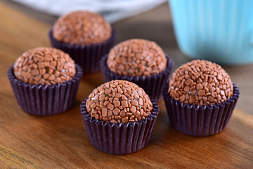 Typical Brazilian party snack - Brigadeiros