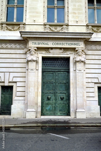 Tribunal Correctionnel Paris France Wall Mural Wallpaper Murals Bruno Bleu