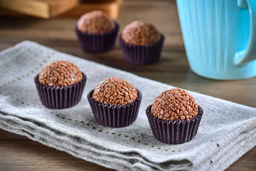 Typical Brazilian party snack - Brigadeiros