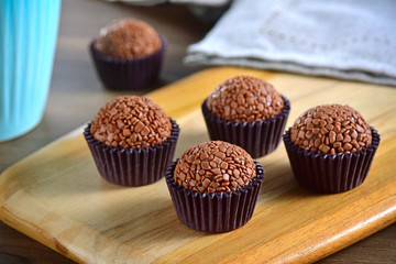 Typical Brazilian party snack - Brigadeiros