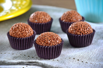 Typical Brazilian party snack - Brigadeiros