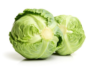 Obraz premium Cabbage on a white background
