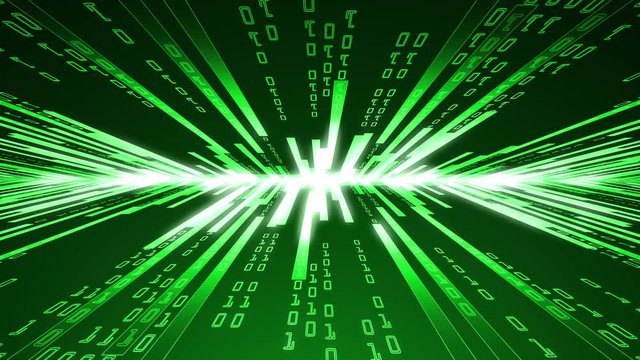 Digital binary code background, technology data binary code network with technology and connection concept.