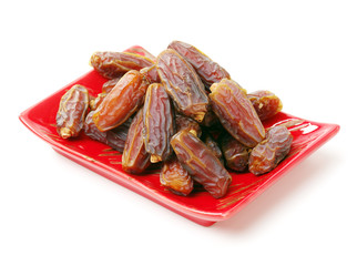 Dates on a white background