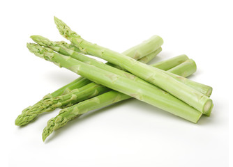 Asparagus on a white background