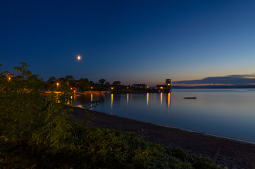 Fototapeta premium Night on Oslofjord