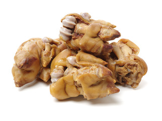 Sauce trotters on white background