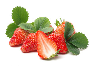 strawberry isolated over white background