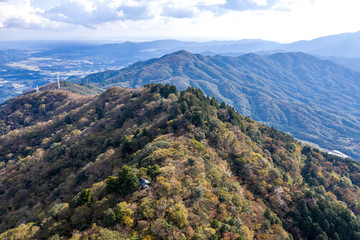Fototapeta na wymiar 茨城県 加波山の山頂