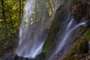 Fototapeta na wymiar Wasserfall Bad Urach